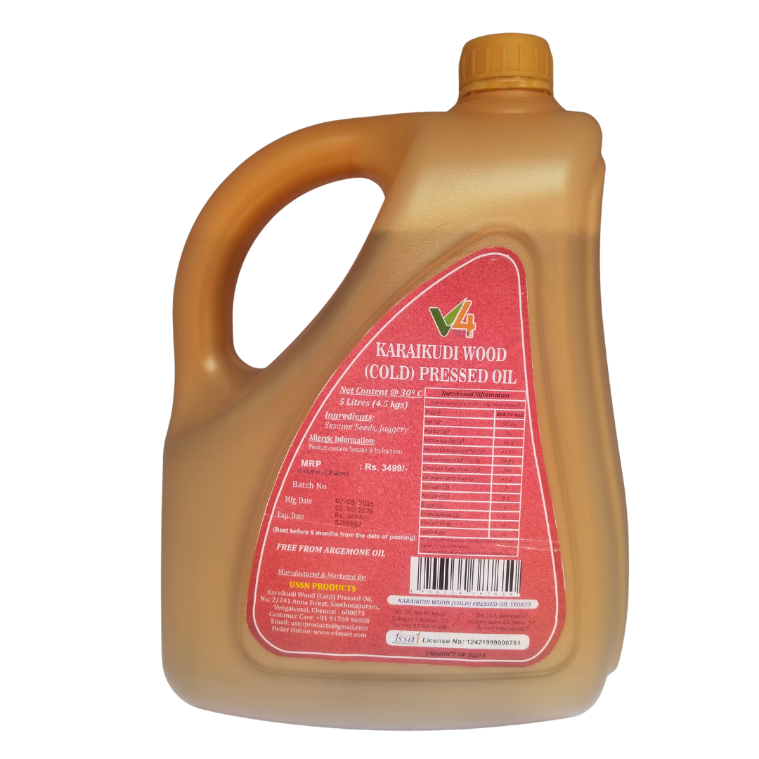 Sesame / Gingelly Oil (நல்லெண்ணெய்) – Til Ka Tel