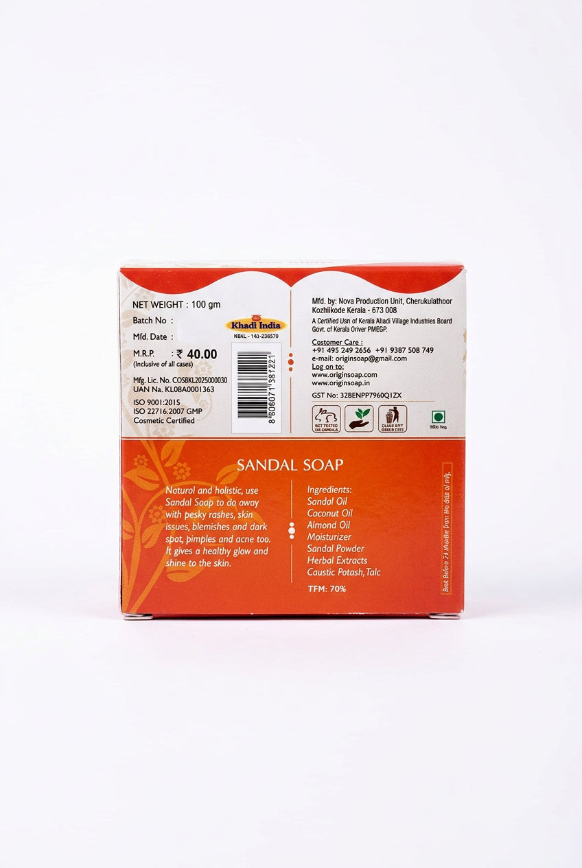 Sandal Soap 100g