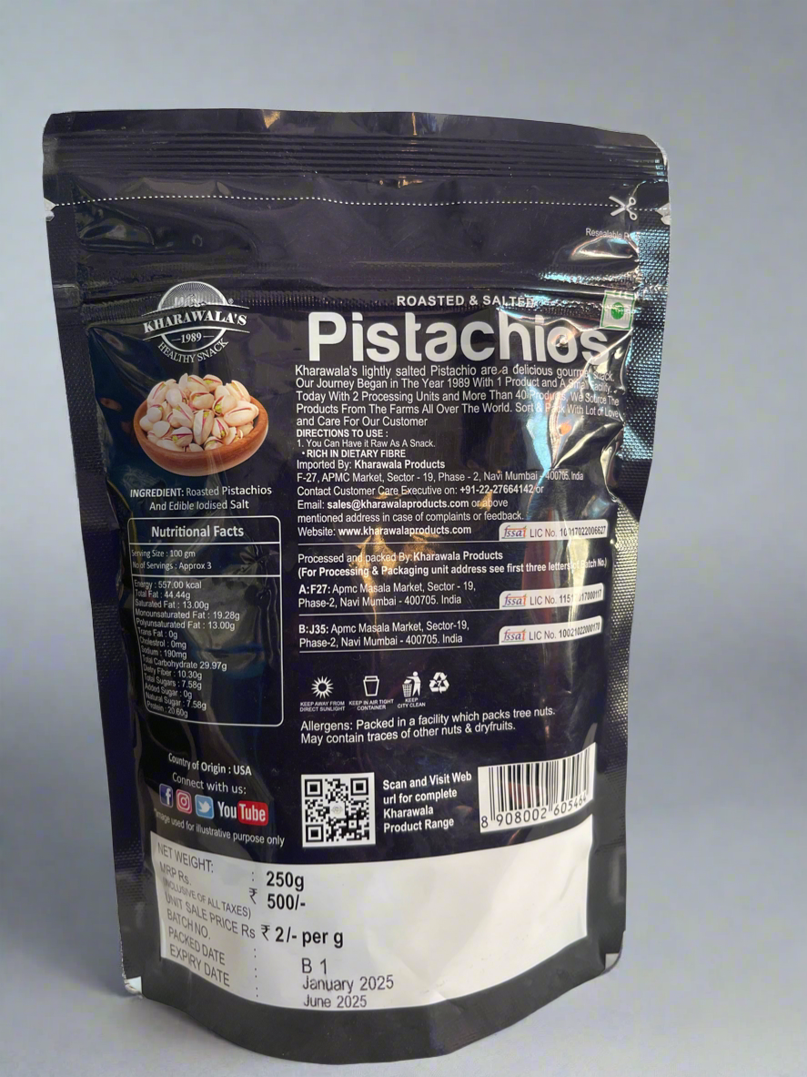 Salted Pista 250g