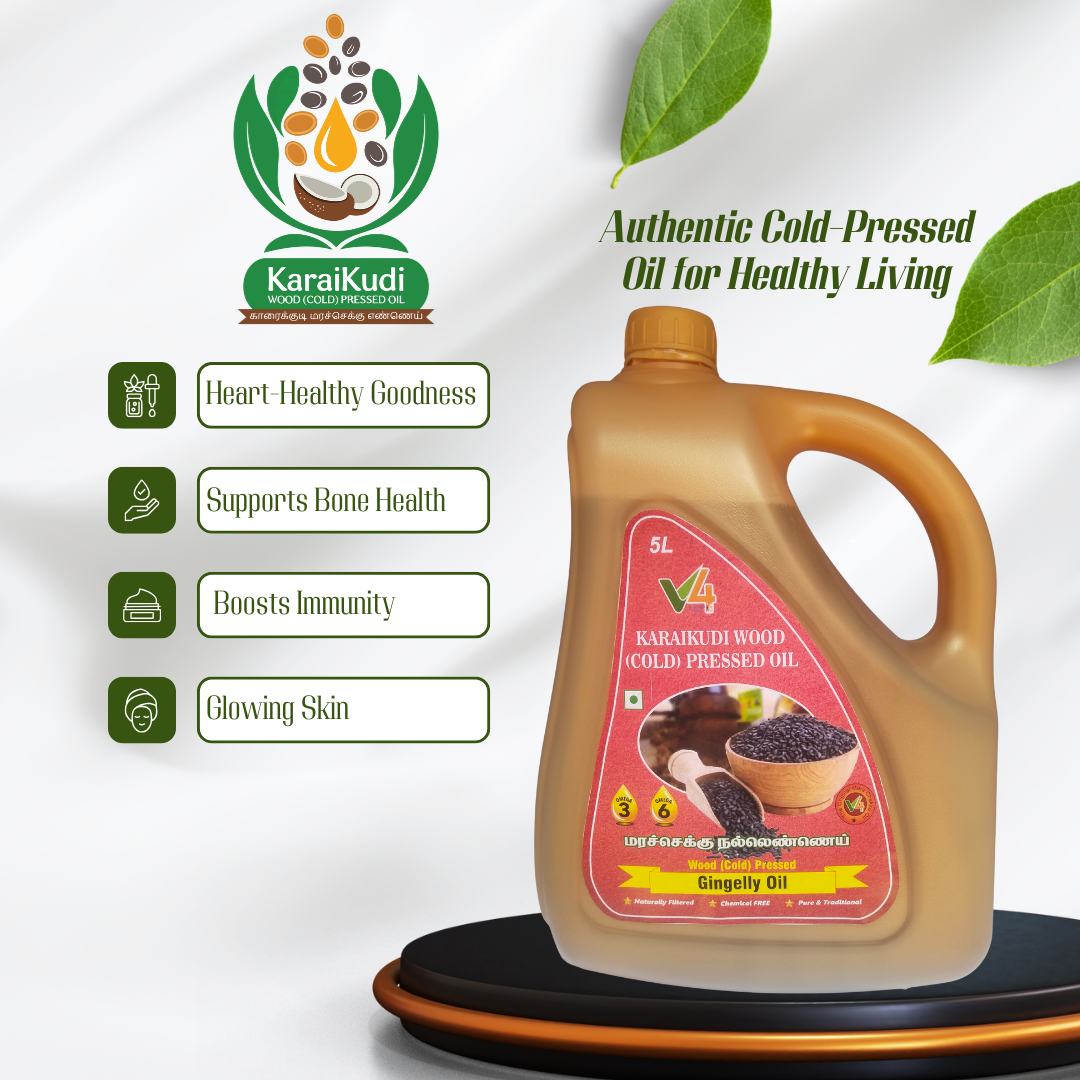 Sesame / Gingelly Oil (நல்லெண்ணெய்) – Til Ka Tel