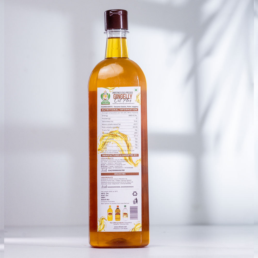 Sesame Plus Oil – கருப்பட்டி நல்லெண்ணெய் - Palm Jaggery