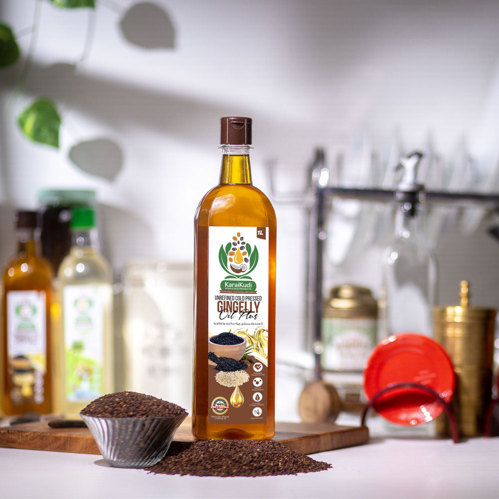 Sesame Plus Oil – கருப்பட்டி நல்லெண்ணெய் - Palm Jaggery