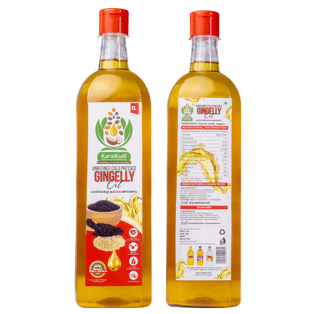 Sesame / Gingelly Oil (நல்லெண்ணெய்) – Til Ka Tel