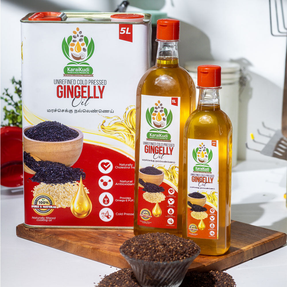 Sesame / Gingelly Oil (நல்லெண்ணெய்) – Til Ka Tel