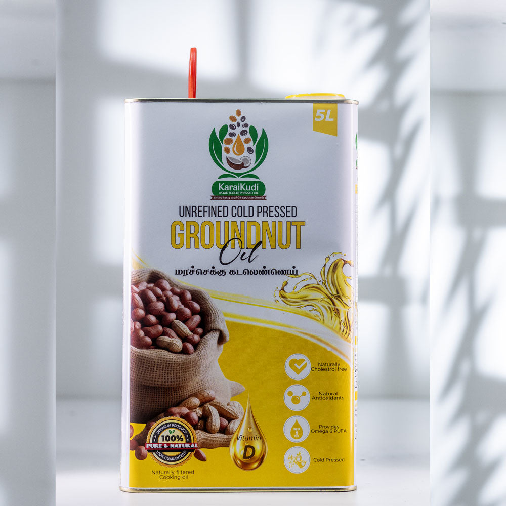 Groundnut Oil – (கடலெண்ணெய்) – Peanuts Oil