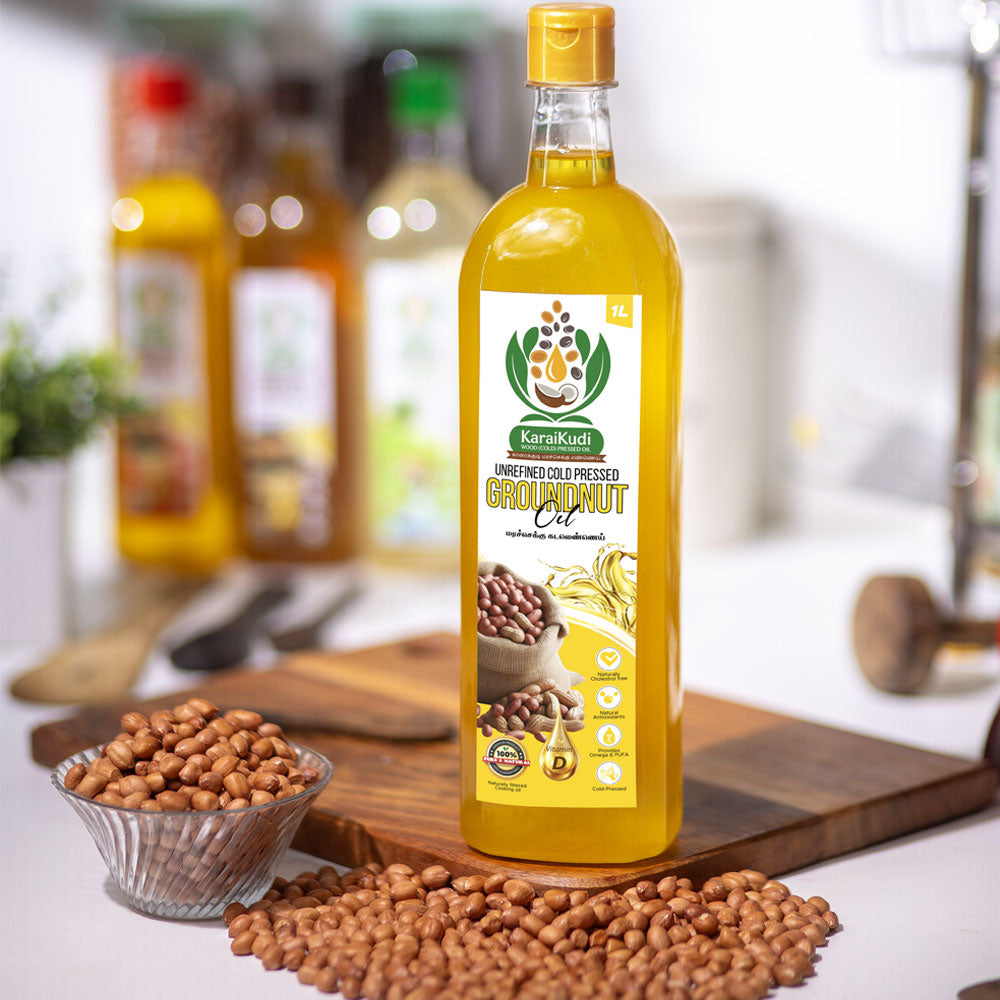 Groundnut Oil – (கடலெண்ணெய்) – Peanuts Oil