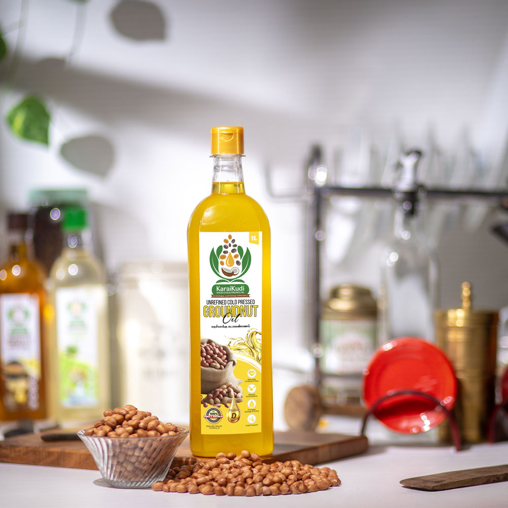 Groundnut Oil – (கடலெண்ணெய்) – Peanuts Oil