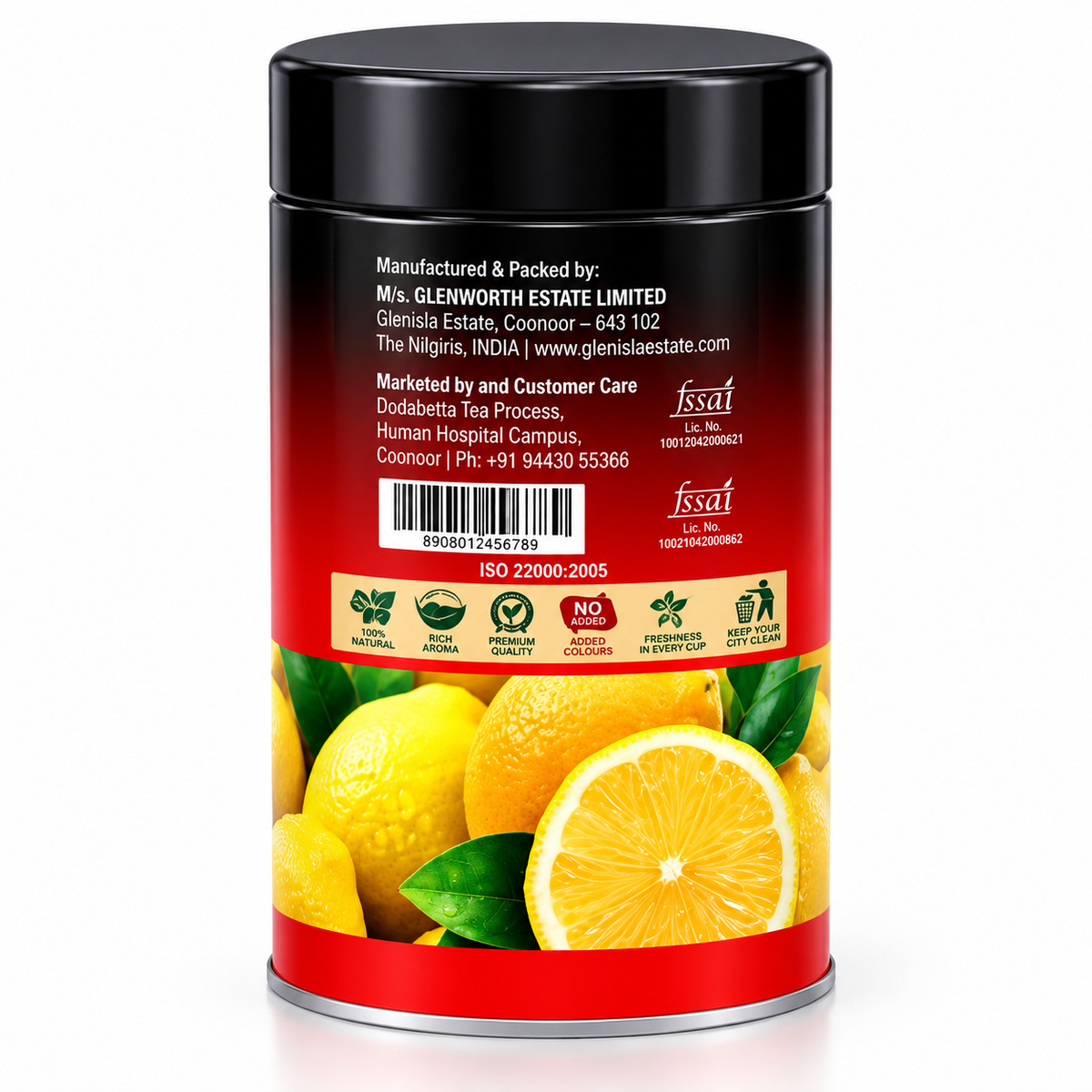 Homewood Lemon Tea 100g (Tin)