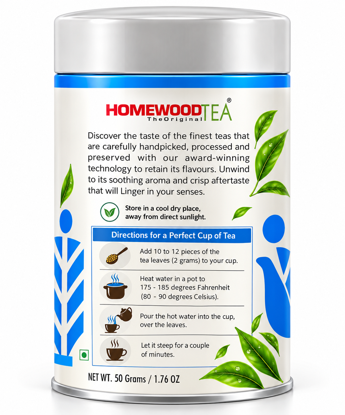Homewood Long Ding Green Tea 50g (Tin)